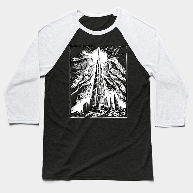 Burj Khalifa Baseball T-Shirt by Khrystyna27